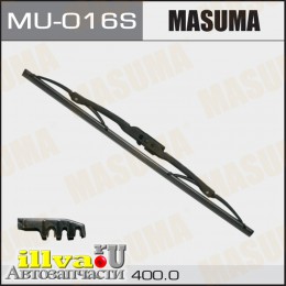 Щетка стеклоочистителя каркасная MASUMA 16/400 мм крюк Стандарт MU016S