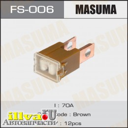 Предохранитель касетный 70А Папа Силовой (картриджного типа серии FJ14) Masuma FS006
