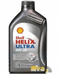 Моторное масло 0W30 Shell Helix ultra синтетическое ECT C2/C3 pure plus 1 литр