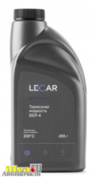 Тормозная жидкость LECAR DOT-4 455 гр - LECAR 000011410