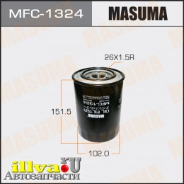 Фильтр масляный Mitsubishi Pajero 93- (4M40/T) Diesel MASUMA MFC-1324