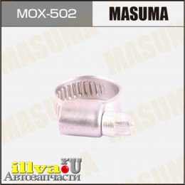 Хомут Червячный Masuma 12-18 мм нержавеющая сталь MOX-502