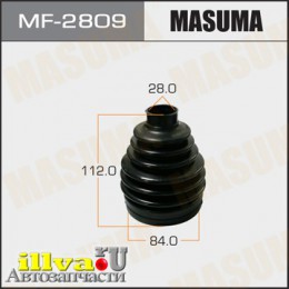 Пыльник ШРУС наружный для Nissan Qashqai 06-14, X-Trail (T31) 07-, MMC ASX пластик  84 x 112 x 28 MASUMA MF-2809