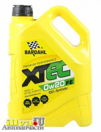 Моторное масло BARDAHL синтетическое XTEC 0W-20 FE VW 508.00/509.00 5 л специальное