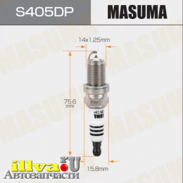 Свеча зажигания MASUMA Double S405DP Platinum аналог DENSO PK20PR-L11
