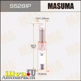 Свеча зажигания MASUMA Iridium + Platinum S528IP аналог SILZKBR8D8S 