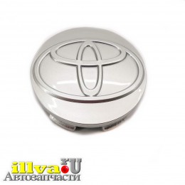 Колпачок, крышка для литого диска Toyota, серебро D56 TO SILVER ET (СКАД)