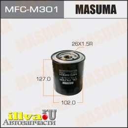 Фильтр масляный Mitsubishi Pajero 92-17, L200 96-14; Hyundai Porter 2,5 D (D4BF, 4D56/T) MASUMA MFC-M301
