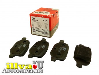 Тормозные колодки задние дисковые для а/м Lada Sport  - 21905 - Калина Гранта Веста Vesta - TRW GDB1384 - 2190 - 1118 - 2180