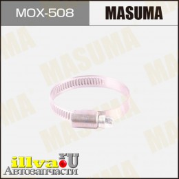 Хомут Червячный Masuma 35-50 мм нержавеющая сталь MOX-508