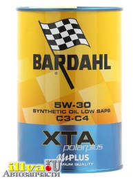 Моторное масло BARDAHL синтетическое 5W-30 XTA POLARPLUS C3/C4 1L