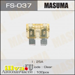 Предохранитель флажковый Стандарт 25A MS810965 Masuma FS 037