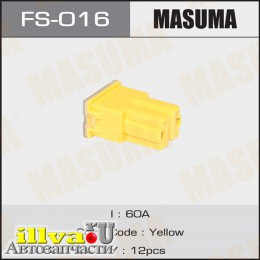 Предохранитель касетный 60А Мама Силовой (картриджного типа серии FJ11) Masuma FS016