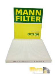 Фильтр салонный Mann Filter на а/м Hyundai Solaris, Kia RIO CU21008