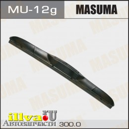 Щетка стеклоочистителя гибридная MASUMA 12/300 мм крюк MU 12g