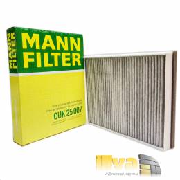 Салонный фильтр угольный на Ford Focus 3, Mann FILTER, CUK25007