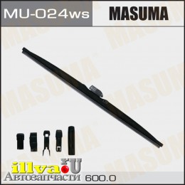 Щетка стеклоочистителя зимняя MASUMA 24/600 мм Optimum универсальная 6 переходников MU-024ws