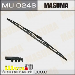 Щетка стеклоочистителя каркасная MASUMA 24/600 мм крюк Стандарт MU 024S