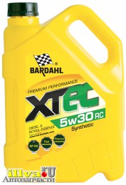 Моторное масло BARDAHL синтетическое энергосберегающее 5W-30 XTEC API SN RC/ILSAC GF-6A 5 л