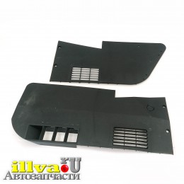 Накладки консоли для а/м ВАЗ 2110 экран боковой правый и левый, экраны тоннеля пола артикул 2110-5007464, 2110-5007465
