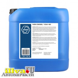Масло моторное NGN DIESEL 10W-40 API CF/SL ACEA A3/A4 полусинтетика 20 литров артикул V172085817