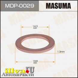 Прокладка сливной пробки масла шайба MASUMA 14.3 x 19.8 x 1.3 для автомобилей SUZUKI Masuma MDP-0029