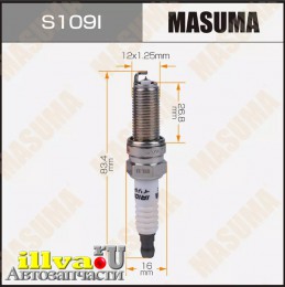 Свеча зажигания MASUMA Iridium для автомобилей HYUNDAI, KIA аналог (LKR7BGPS) S109I