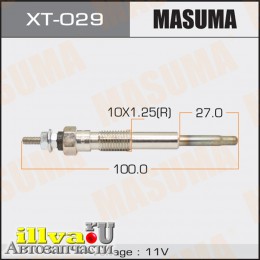 Свеча накала MASUMA Toyota (2C, 2C-T, 3CE) XT-029
