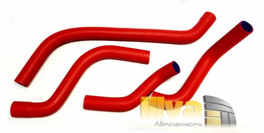 Патрубки отопителя - печки силикон + каучук, усиленные PANTUS A-sport, ВАЗ 2108 (комплект 4 шт)