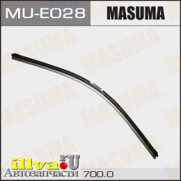 Щетка стеклоочистителя бескаркасная MASUMA 28/700 мм крюк, LHD MU E028