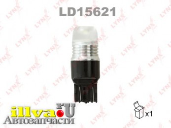 Лампа светодиодная LED W21/5W T20 12V W3x16q SMDx1 7000K LD15621