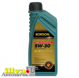Моторное масло KORSON FULL SYNTHETIC 5W⁠-⁠30 C1 синтетическое 1 л KS00241