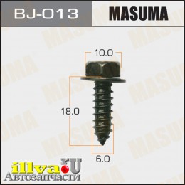 Саморез 6 x 18 мм 10 шт MASUMA BJ-013