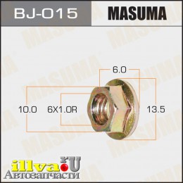 Гайка М 6 x 1,0 16 шт MASUMA BJ-015