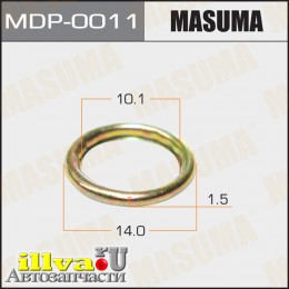 Кольцо форсунки 10,1 х 14 х 1,5 с двс TOYOTA 2L, 2LTE MASUMA MDP0011