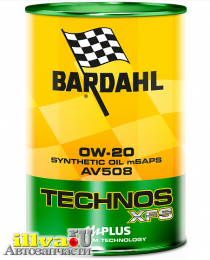 Моторное масло BARDAHL синтетическое 0W-20 C5/A1/B1/VW 508-509 C60 TECHNOS XFS AV 508 1л специализированное 