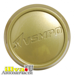 Колпачок, крышка для литого дискa ВСМПО 74/71/9 золотой с бортиком V72bGd