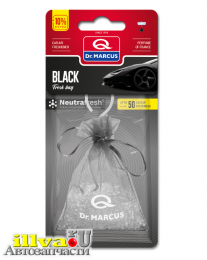 Ароматизатор, освежитель на зеркало Fresh Bag Black Dr.Marcus Fresh bag мешочек black 20 г DR.MARСUS DM430DISP