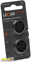 Батарейка CR2032 Lecar Литиевая - цена за 1 батарейку 