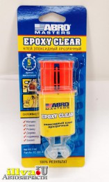 Клей эпоксидный ABRO 3 гр прозрачный, шприц EC-300-R