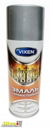 Краска термостойкая антикорозийная VIXEN серебристая 520 мл аэрозоль VX-53000