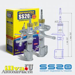 Стойки передние - амортизаторы SS20 Спорт для ВАЗ 1119 1117 Калина 2шт - SS20116