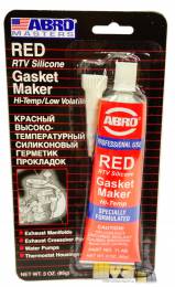 Герметик силиконовый ABRO Master (цвет герметика красный) 85 гр 11AB-CH