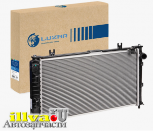 Радиатор охлаждения ВАЗ 2190 с 2015- Datsun - ( под МКПП с кондиционером или АКПП без кондиционера) - тип KDAC паяный - LUZAR LRc 0195 - 21903-1300008-14