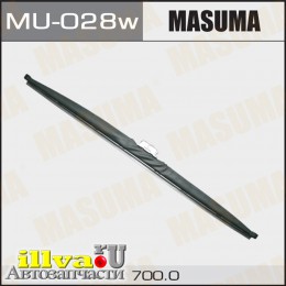 Щетка стеклоочистителя зимняя MASUMA 28/700 мм Nano Graphite крюк MU-028W