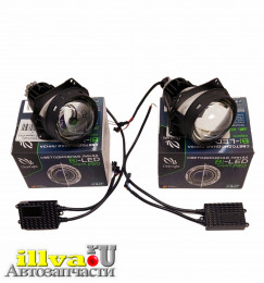 Светодиодные линзы ClearLight 3,0 BI-LED серия PRO, крепление - гайка - 2шт - KBMCLG3A82