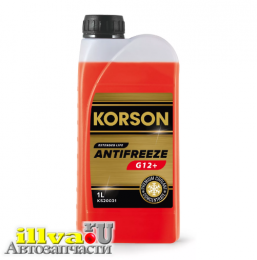 Антифриз KORSON G12+ Concentrate красный 1л KS20031