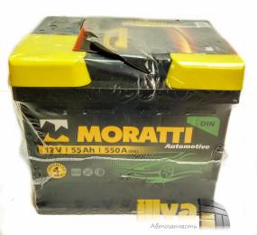 Автомобильный аккумулятор Moratti 55 А/ч, обратная полярность (кубик), 12В, 550A (EN) 5 550 060 055 