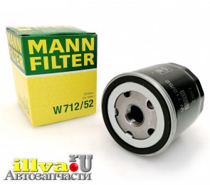 Фильтр масляный Mann W712/52