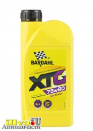 Трансмиссионное масло BARDAHL синтетическое 75W-90 XTG GL5 1 л